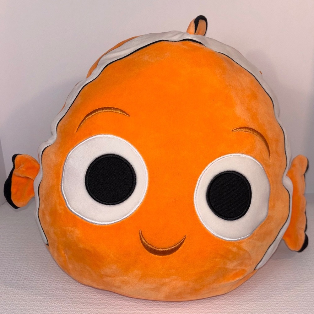 Disney Pixar Nemo Squishmallows Orange Clownfish Large Plush Toy Finding Nemo